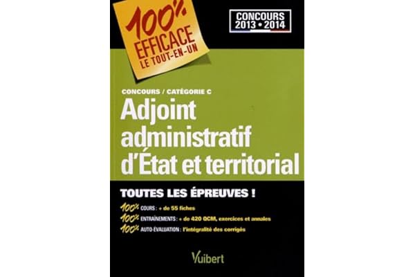 Adjoint administratif d'Etat et territorial: Concours/Catégorie C