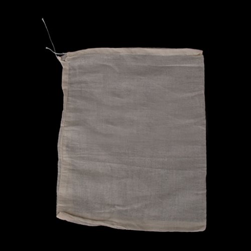 Gazechimp 20pcs Klein Wiederverwendbare Baumwollbeutel für Nuss Milch Tee Frucht Saft Baumwolle Filterbeutel , 25 x 20cm - 8