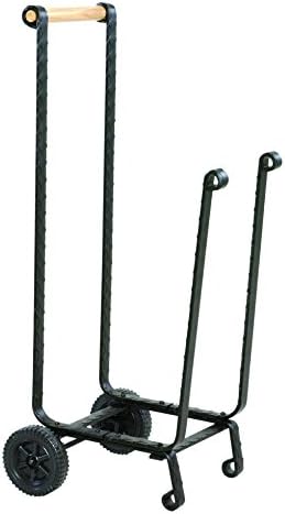 UniFlame Large Black Log Rack with Wheels
