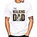 Produktbild Dasongff Tshirt, The Walking Dad - Vatertag - Herren T-Shirt Rundhals, Lustiges Männer Shirt, Basic Tee, Geschenk für werdende Papas, Perfect Kurzarmshirt Unterhemd