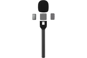 CaTeFo StarRig PRO für DJI Mic/Mic Mini & Rode Wireless Go Mikrofonhalter – 6,35 mm Stativ-Schraubhalterung, kompakter Interview-Ständer für Vlogging, YouTube, Podcast-Studio-Aufnahmen