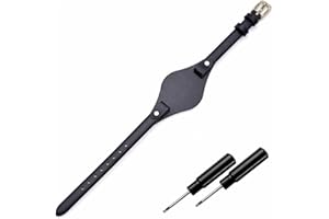 Dioway Women's 8mm Spring Bar Watch Band Genuine Calf Leather Replacement Straps for Fossil ES3148 ES4119 ES4176 ES3262 ES3077- Fossil Watch Band