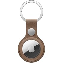 Apple AirTag FineWoven Key Ring - Black ​​​​​​​ : Amazon.in: Bags