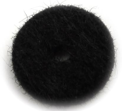 R&F Felt Washer for Strap Buttons - Black - Pack of 2