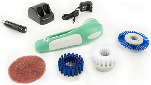 Scrubber Bürste für Küche & Badezimmer Elektrische Hand Reinigungsbürste Mit Bürstenaufsätzen Wasserdicht IPX7 Akku betrieb - 3