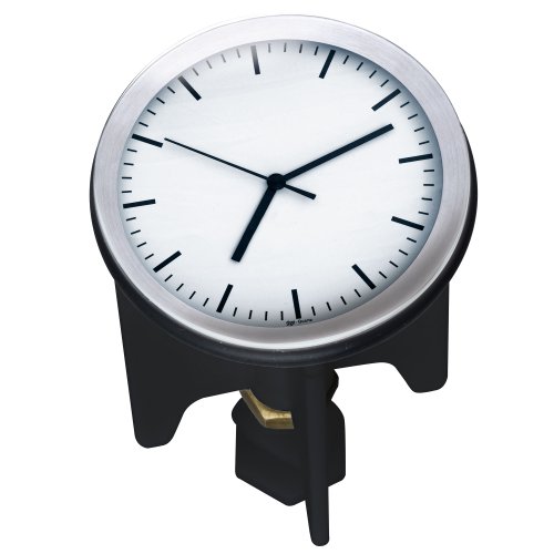 WENKO 20794100 Waschbeckenstöpsel Pluggy® Clock - Abfluss-Stopfen, für alle handelsüblichen Abflüsse, Kunststoff, 3.9 x 6.5 x 3.9 cm, Mehrfarbig