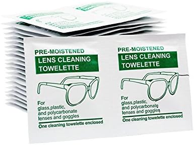 Pre-Moistened Lens Cleaning Wipes Kit (200 units) For Use As Glasses Cleaner Wipes Or Eyeglass Cleaning