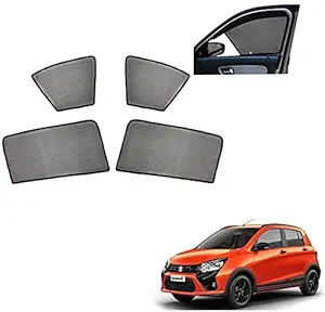 Auto Addict Car Half Magnetic Sunshade Curtain (Side Windows,4 Pcs) for Maruti Suzuki Celerio X