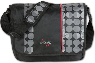 DANIEL RAY Umhängetasche MAHINA Schultertasche Damen Laptop Tasche Notebook Messenger Schwarz - 2