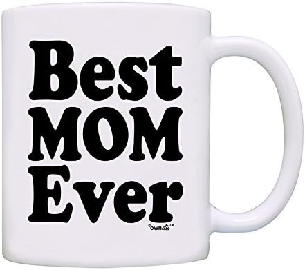 Personalized Best MOM Ever Mother's Day Gift Coffee Mug-0047-White