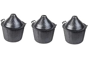 BOTTIGLIERI CASALINGHI Cesta Fodero Rivestimento in plastica per Damigiana 54 Litri, 3 Pezzi