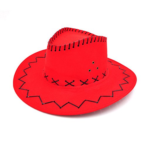 LUOEM Child Cowboy Hat for Birthday Festival Party Favor 6pcs