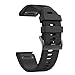 Produktbild notocity Garmin Fenix 5 Band 22 mm Breite Weiche Silikon Uhrenarmband für Garmin Fenix 5/Forerunner 935/Approach S60/Quatix 5, schwarz
