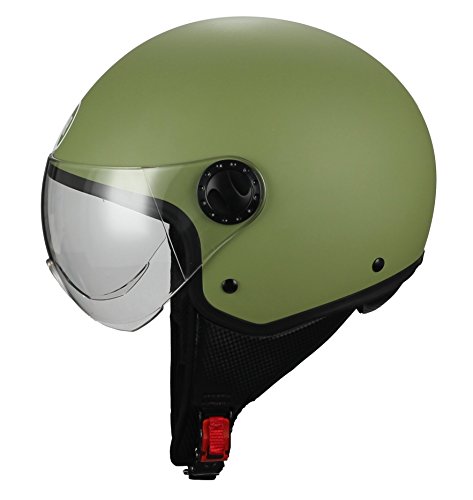 BHR 5254 Шлем Demi-Jet, зелен мат, L (59 см)