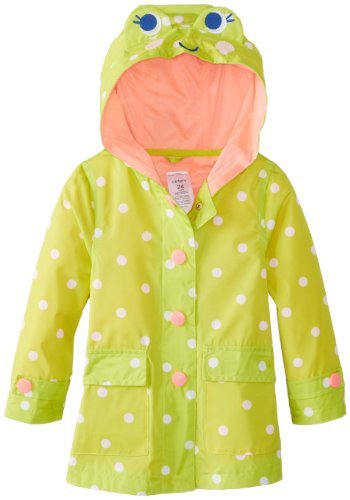 Carter's Baby-Girls Infant Frog Rainslicker, Light Green, 18 Months Color: Light Green Size: 18 Months Infant, Baby, Child