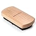 NATURAL BOAR BRISTLE BEARD BRUSH - 100% Boar Bristle with Solid Wooden Handle for facial hair grooming - Easily detangles hair, massages face and gets rid of dead, dry skin to keep beard from being itchy - Perfect gift for the well-groomed man- GAINWELL