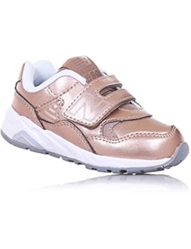 NEW BALANCE - SPECIAL EDITION Bronzefarbener Sportschuh, aus Leder, mit Klettverschluss, seitlich, hinten, auf...