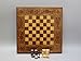 Price comparison product image Chessgammon BACKGAMMON CHESS CHECKERS SET HANDMADE INLAID ROSE WALNUT WOOD GAME BOARD MOSAIC - 2SRWM12
