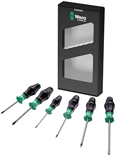 Wera 1334/6 Schraubendrehersatz Kraftform Comfort, 6-teilig, 05031551001