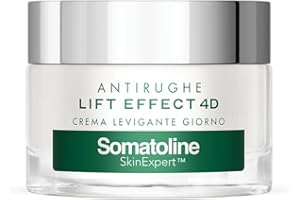 Somatoline SkinExpert, Lift Effect 4D Crema Giorno Filler Antirughe Donna, Trattamento Viso Anti-età, con Acido Ialuronico, 50ml