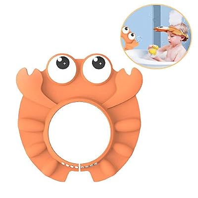 Foonee Visière De Douche De Bébé, Chapeau De Shampoing pour Bébé Chapeau Drôle De Douche Doux Réglable Bébé Shampooing Capuchon Protection d'oreille De Bain pour Tout-Petit, Bébé, Enfants, Enfants