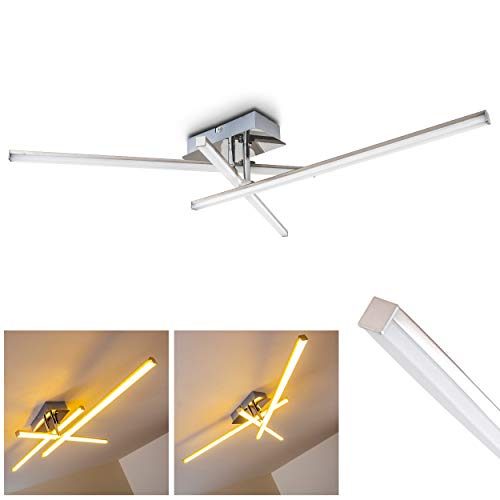 Moderna Lampara de techo LED Georgina - 3x LED 5 Watt alta eficiencia - 500 Lumens cada Luz 3000K blanco cálido - Brazo flexible para cambiar el diseño