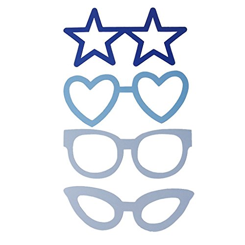 Veewon Fotorequisiten Baby Duschen Party Foto Stand Props Kits auf Sticks – Es ist ein Junge 30 Stück - 4