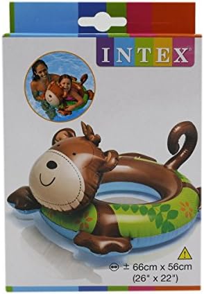 Intex Inflatable Animal Swim Ring Swimming Pool Float Monkey Shape