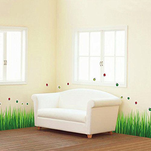 Life. – Top Grün Gras diy abnehmbar Wand Aufkleber Home Schlafzimmer Dekoration Kunst Vinyl Aufkleber Art Decor - 3
