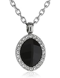 Dyrberg/Kern - Collar de acero inoxidable con cristal swarovski