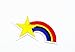 Produktbild rabana Rainbow Star Cartoon Kids Kinder Cute Animal Patch für Heimwerker-Applikation Eisen auf Patch T Shirt Patch Sew Iron on gesticktes Badge Schild Kostüm