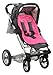 Minene Universal Pushchair Stroller Pram Buggy Liner Footmuff Cosytoes Car Seat (Fuchsia)