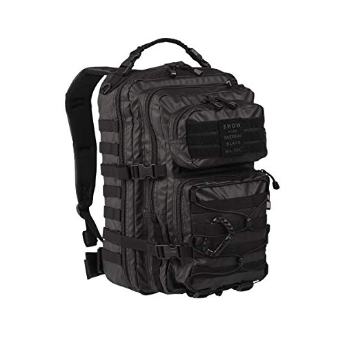 Mil-Tec EE.UU. Mochilla Assault Pack (Large/Tactical Black)