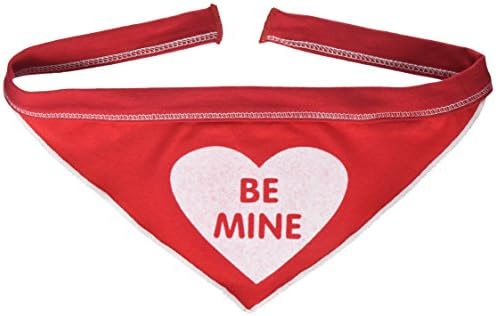 I See Spot Be Mini/XOXO Pet Bandana Reversible Scarf, Red, Small