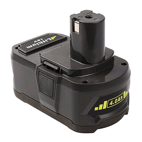 Dtk® Elektrowerkzeug Ersatz Werkzeug Akku Power Tool Batterie für Ryobi P108 18V 4.0AH with Recharge Indicator 18-Volt ONE+ Tool - 2