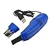 Price comparison product image 2 in 1 Mini Turbo USB Vacuum Cleaner with Brush for Notebook Laptop PC Computer Keyboard Mobile Phones,Aohro Blue Keyboard Hoover(Detachable)Dust Collector