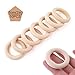 Produktbild baby tete 50mm/10pcs Ahorn Holzring Runden Sinnes Montessori Spielzeug DIY Schmuck Halskette Umweltfreundlich Greifen von Spielzeug