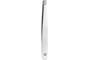 ZWILLING Pincett snedställd (plocka ögonbryn, ta bort flisor, handslipade, grova spetsar), polerad, silver, 90 mm