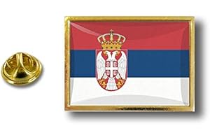 AKACHAFACTORY Akacha pin flaggenpin flaggen Button pins anstecker Anstecknadel sammler serbien