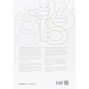 Clasificación Decimal Universal (CDU): Norma UNE 50001:2015