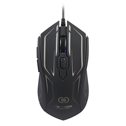 Owlotech MS-200 - Ratón para Gaming de 2400 dpi