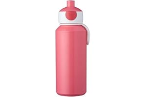 Mepal - Gourde Pop-up Campus - Gourde Étanche pour L'école - Gourde Réutilisable pour Enfant - Sans BPA et Lavable au Lave-Vaisselle - 400 ml - Pink