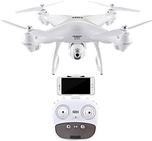 Drones for Adults,Diadia S70W 2.4GHz GPS FPV Drone Quadcopter Headless Mode with Adjustable Wide-Angle 1080P HD WIFI Camera - Altitude Hold, Intelligent Battery Long Control Range (White)
