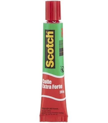 SCOTCH Lot De 6 Tubes De Colle Gel Transparente 30ml - Colle Forte Qui Devient Invisible En Séchant NET 3045D