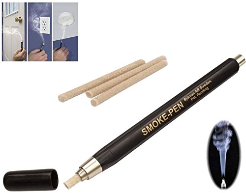 Bjornax Smoke Pen – Zugluft-Detektor/Spürgerät, spart Energie, Stift und 3 Dochte - 2