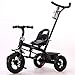 Produktbild Minmin-chezi Kinder Dreirad Fahrrad Licht Trolley Kind Auto Baby Fahrrad 2-5 Jahre alt (Farbe : SCHWARZ)