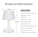 Produktbild huiayng Bluetooth Lautsprecherdrahtlose Bluetooth-Lautsprecher Nachttischlampe Nachtlicht Smart Touch Control Tischlampe Tragbare Wiederaufladbare Led-Schreibtischlampe