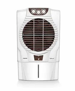 THERMOCOOL - Aashirwad 65 Litres Plastic PLASTIC WOOL PAD Air Cooler (Dark red)