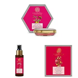 Forest Essentials Luscious Lip Balm Sugared Rose Petal 4g
