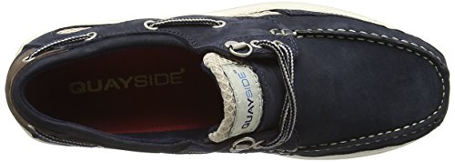 Quayside Unisex Adults’ Sydney Boat Shoes, Blue (Navy), 6.5 UK
